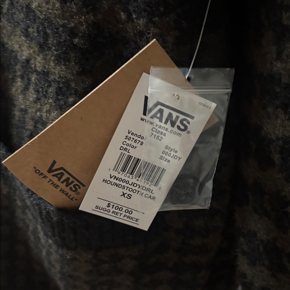 Vans Black and Brown Cardigan Sweater - Picture 3 of 3